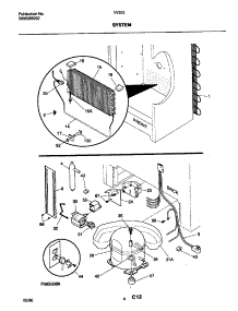 05 - System parts for Frigidaire Freezer VV203 from AppliancePartsPros.com