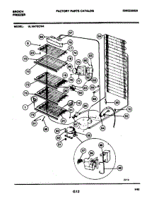 07 - System parts for Frigidaire Freezer UL1647ECW4 from AppliancePartsPros.com