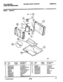 06 - Compressor parts for Frigidaire 12HA121A from AppliancePartsPros.com