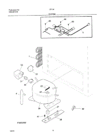 07 - System parts for Frigidaire Freezer CF134 from AppliancePartsPros.com