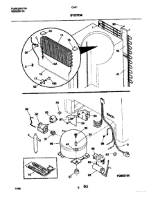 07 - System parts for Frigidaire Television CAF12 from AppliancePartsPros.com