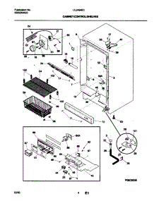 05 - Cabinet parts for Frigidaire Freezer UL2494ECW0 from AppliancePartsPros.com