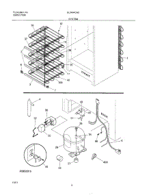 07 - System parts for Frigidaire Freezer UL2494CA0 from AppliancePartsPros.com