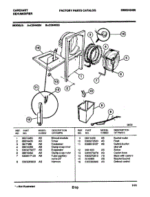 04 - Condenser parts for Frigidaire Dehumidifier CDH40E4 from AppliancePartsPros.com