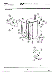 05 - Cabinet parts for Frigidaire Z18SSB from AppliancePartsPros.com
