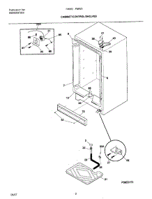 03 - Cabinet / Control / Shelves parts for Frigidaire Refrigerator FMW2 from AppliancePartsPros.com