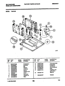 06 - Compressor parts for Frigidaire 7HA701B from AppliancePartsPros.com