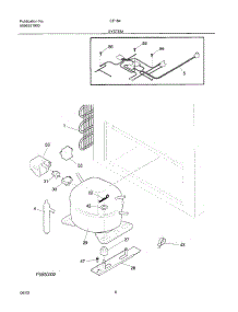 07 - System parts for Frigidaire Freezer CF184 from AppliancePartsPros.com