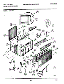 03 - Wrapper parts for Frigidaire 24HA241A from AppliancePartsPros.com
