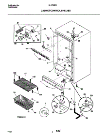 05 - Cabinet / Control / Shelves parts for Frigidaire Freezer UL1793ECW6 from AppliancePartsPros.com