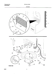 05 - System parts for Frigidaire Freezer ER145 from AppliancePartsPros.com