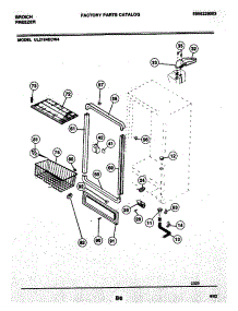 05 - Cabinet parts for Frigidaire Freezer UL2164ECW4 from AppliancePartsPros.com