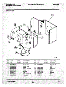 04 - Control Panel parts for Frigidaire 7HA702 from AppliancePartsPros.com