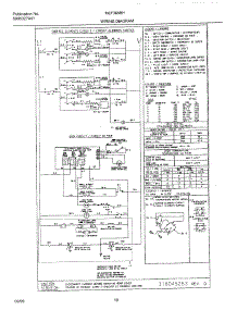 10 - Wiring Diagram parts for Frigidaire Range MEF365BHW3 from AppliancePartsPros.com