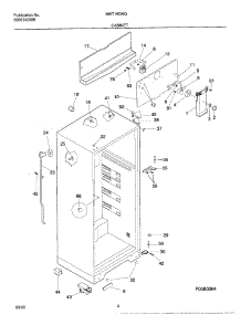 05 - Cabinet parts for Frigidaire Refrigerator MRT18DNGW2 from AppliancePartsPros.com