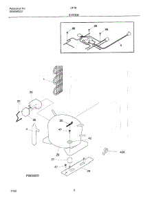 07 - System parts for Frigidaire Freezer CF183 from AppliancePartsPros.com