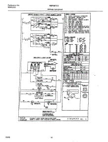 10 - Wiring Diagram parts for Frigidaire Range MEF367CGS3 from AppliancePartsPros.com