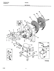 05 - Unit Parts parts for Frigidaire Dehumidifier HDH30A from AppliancePartsPros.com