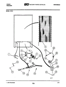 04 - System parts for Frigidaire Freezer VR16 from AppliancePartsPros.com