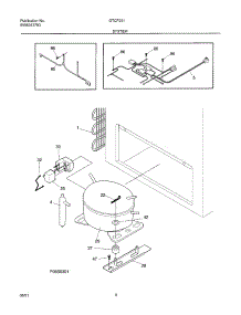 07 - System parts for Frigidaire Freezer GTCF051 from AppliancePartsPros.com