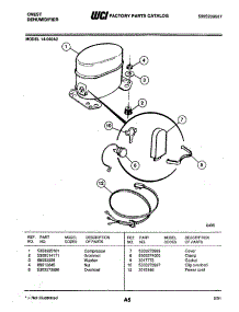 05 - Compressor parts for Frigidaire 14-040A2 from AppliancePartsPros.com