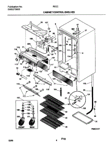 05 - Cabinet / Control / Shelves parts for Frigidaire Refrigerator R22CW1 from AppliancePartsPros.com