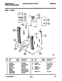 07 - Compressor parts for Frigidaire Air Conditioner 52HA52C from AppliancePartsPros.com