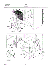 07 - System parts for Frigidaire Freezer FMR8 from AppliancePartsPros.com