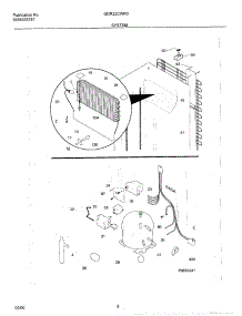 07 - System parts for Frigidaire Freezer GDR22CWR0 from AppliancePartsPros.com