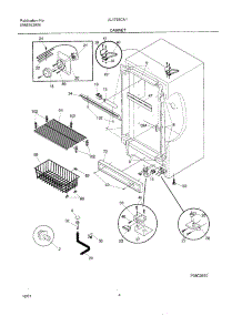 05 - Cabinet parts for Frigidaire Freezer UL1793CA1 from AppliancePartsPros.com