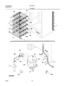 07 - System parts for Frigidaire Freezer UL2100CA1 from AppliancePartsPros.com
