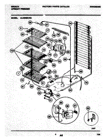 07 - System parts for Frigidaire Freezer UL2493ECW4 from AppliancePartsPros.com