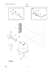 07 - System parts for Frigidaire Freezer CF073 from AppliancePartsPros.com