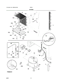 07 - System parts for Frigidaire Freezer FMR11 from AppliancePartsPros.com