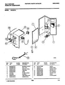04 - Control Parts parts for Frigidaire 24HA241A from AppliancePartsPros.com