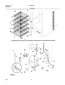 07 - System parts for Frigidaire Freezer UL5000ECW7 from AppliancePartsPros.com