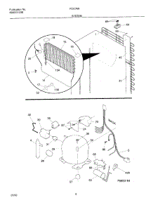 07 - System parts for Frigidaire Freezer F22CW8 from AppliancePartsPros.com