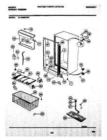 05 - Cabinet parts for Frigidaire Freezer UL1950ECW4 from AppliancePartsPros.com