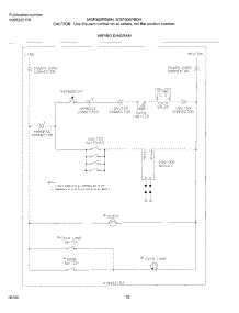 12 - Wiring Diagram parts for Frigidaire Range MGF300PBWH from AppliancePartsPros.com