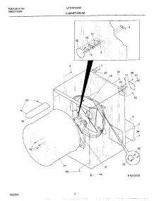 03 - Cabinet / Drum parts for Frigidaire Dryer LFD301GW0 from AppliancePartsPros.com