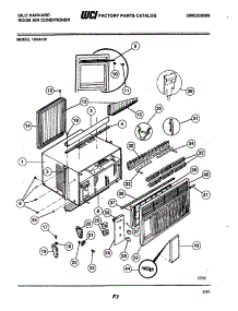 03 - Wrapper parts for Frigidaire 18HA181 from AppliancePartsPros.com