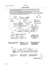 12 - Wiring Diagram parts for Frigidaire Dryer LFD301GW4 from AppliancePartsPros.com