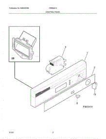 03 - Control Panel parts for Crosley Dishwasher CDBE241AB0 from AppliancePartsPros.com