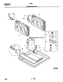 09 - Compressor Parts parts for Frigidaire Air Conditioner HA80B from AppliancePartsPros.com