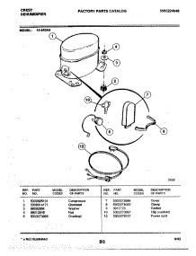 05 - Compressor parts for Frigidaire 14-040A4 from AppliancePartsPros.com