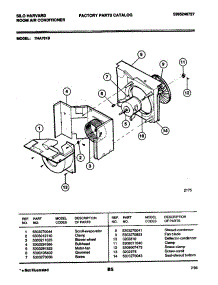 05 - Motor / Fan parts for Frigidaire 7HA701B from AppliancePartsPros.com
