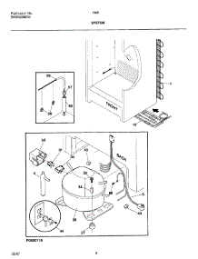 07 - System parts for Frigidaire Freezer FMR5 from AppliancePartsPros.com