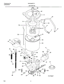 05 - Motor / Tub parts for Frigidaire Washer MWS445RFS1 from AppliancePartsPros.com