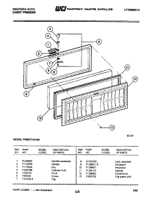 03 - Door parts for Frigidaire Freezer FRM2715A-88 from AppliancePartsPros.com
