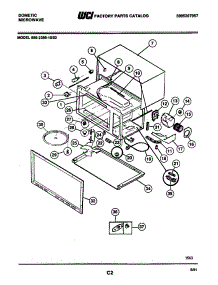 06 - Wrapper parts for Frigidaire Microwave 856-2288-10/02 from AppliancePartsPros.com